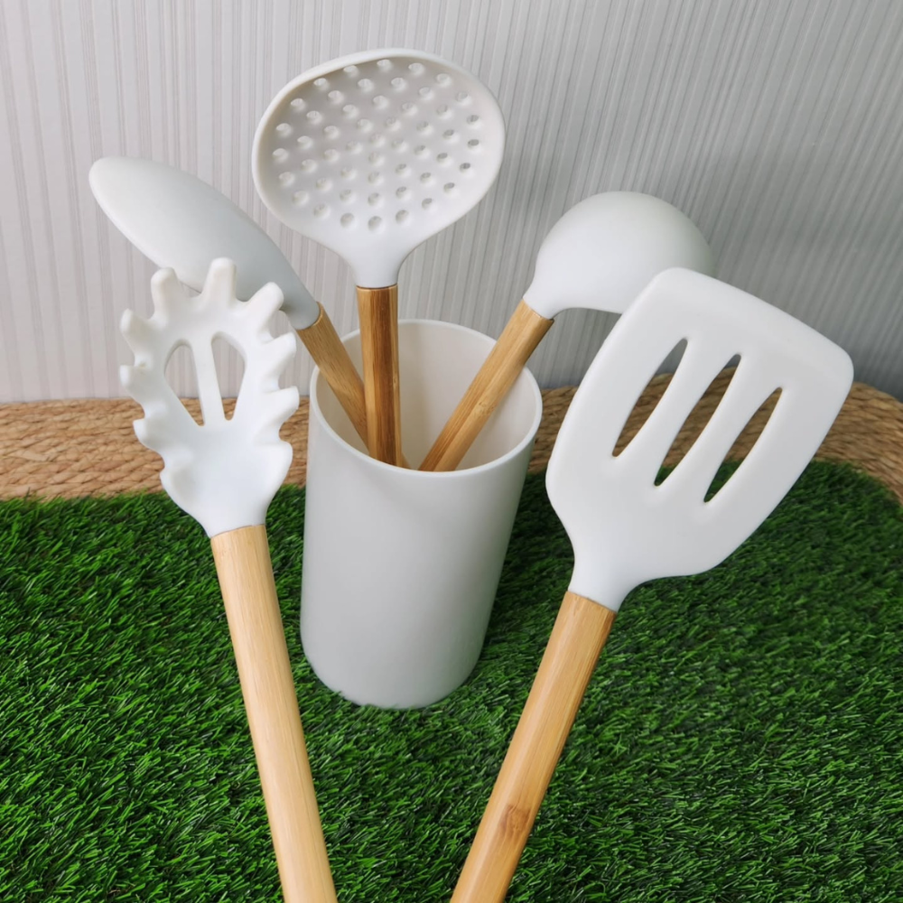 Zestaw Bambusowych Przyborów Kuchennych