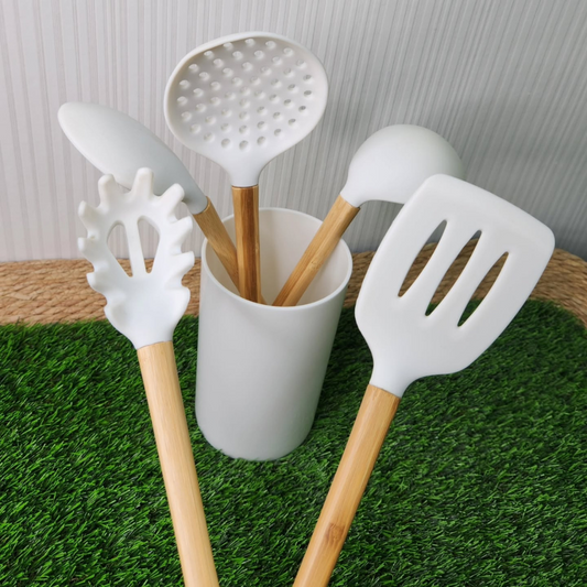 Zestaw Bambusowych Przyborów Kuchennych